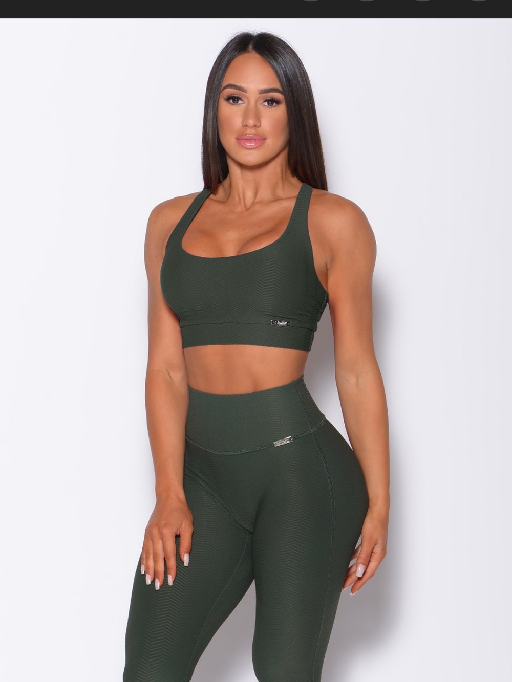 Bombshell Sportswear Medium Chevron Green Set